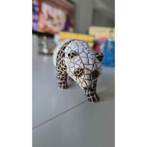 ceramic mosaic panda bear figuirin, Barcino Design